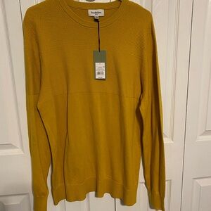 Goodfellow & Co Lightweight Golden / Mustard Yellow Long Sleeve Sweater